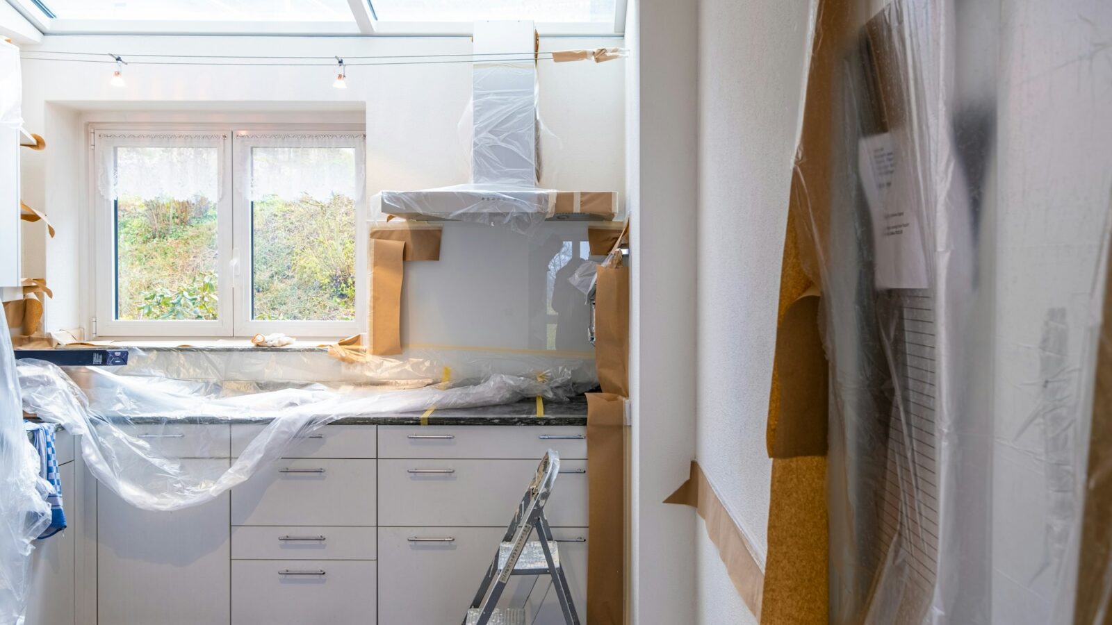 Interior renovation in progress
