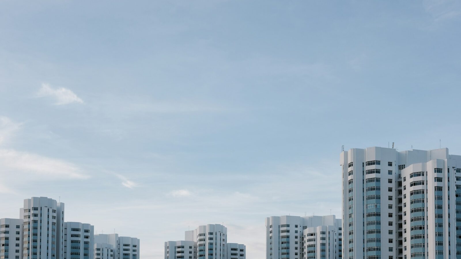 Modern condominium towers