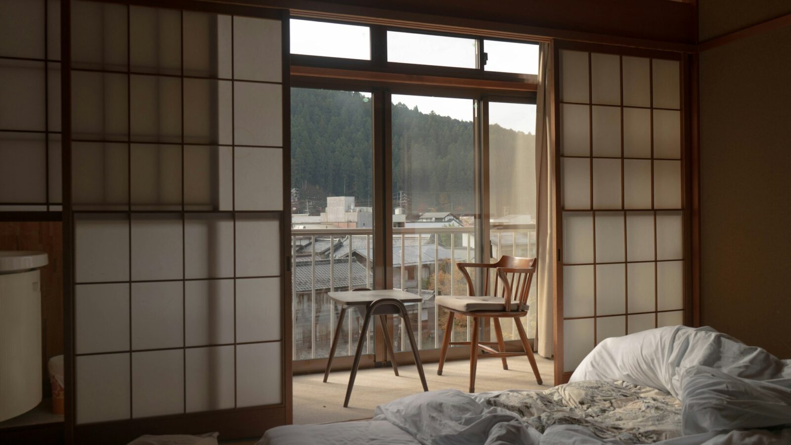 A calm, minimal Japanese-style interior
